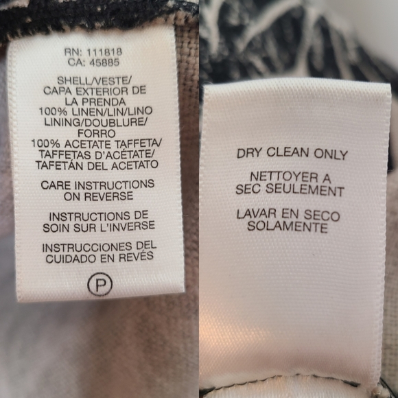 Michael Kors Linen Floral Empire Waist Babydoll Dress - Picture 7 of 7